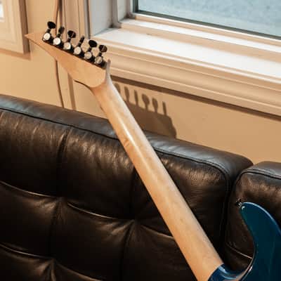 Carvin JB200C Jason Becker Deep Blue Flame Electric guitar image 8