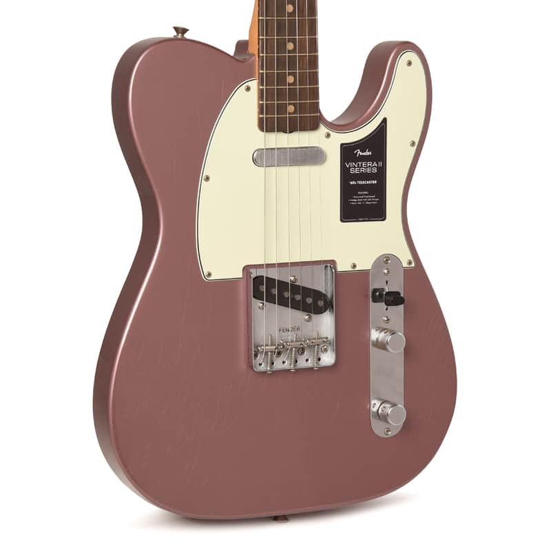 Fender Limited Edition Vintera II Road Worn '60s Telecaster Burgundy Mist Metallic image 1
