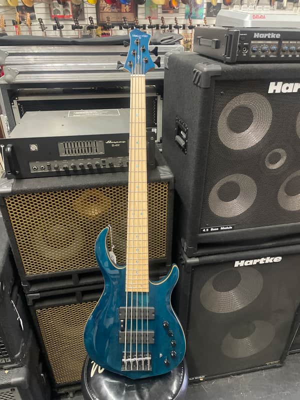 Marcus Miller M2 Sire 5 string Bass - Blue image 1