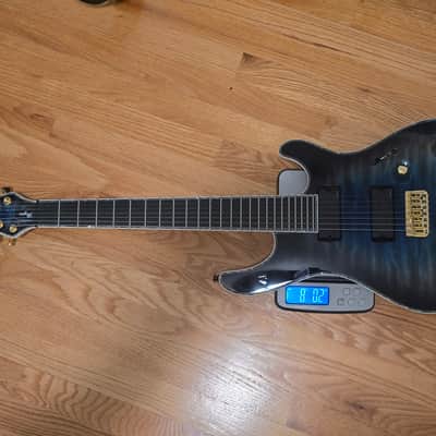 Mayones Regius 7 2019 - Galaxy Eye Blue Burst image 11