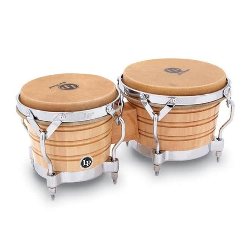 LP LP201A-2 [Generation II Bongos With Traditional Rims, Natural/Chrome] image 1