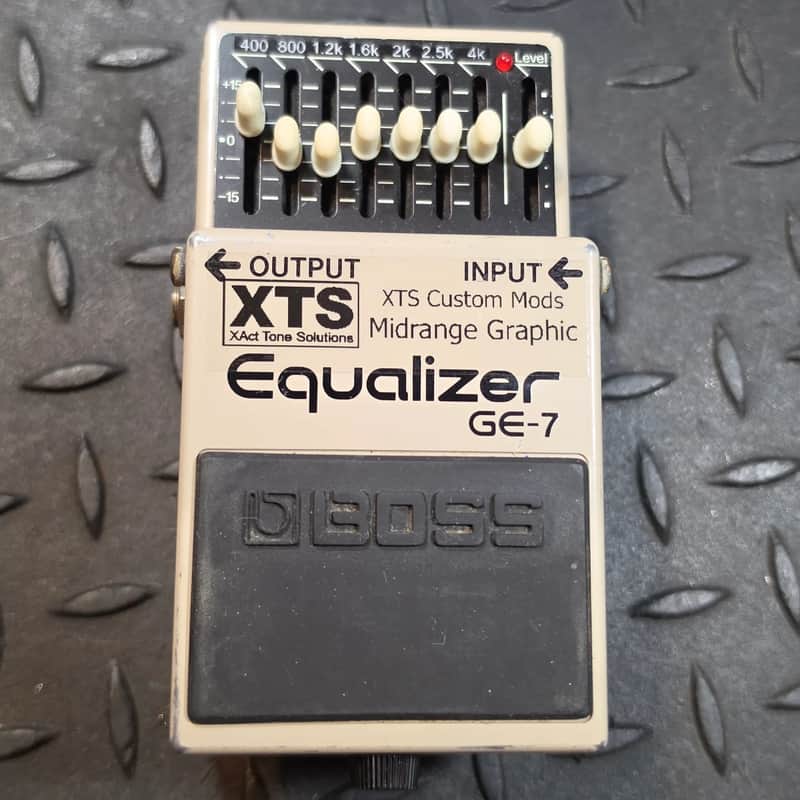 Boss GE-7 Graphic Equalizer XTS Midrange Mod Xact Tone Solutions Modded EQ image 1