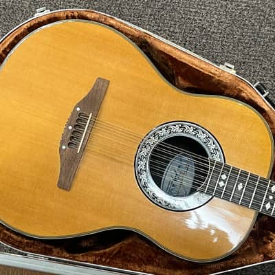 Ovation Vintage 1118 Glen Campbell 12-String 1981 Natural w/Case, Papers Original Owner  / Rare image 6