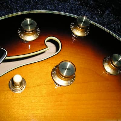 Peerless Renaissance Custom Hollowbody Electric Guitar - Tobacco Sunburst image 2
