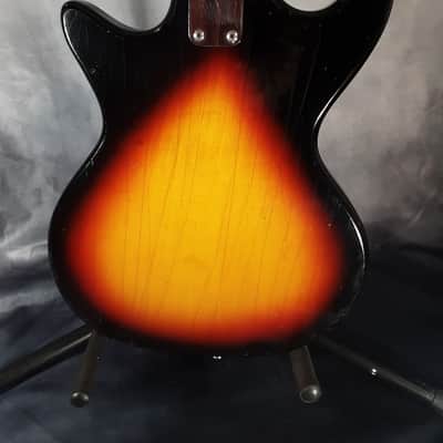 Vintage Imperial Made in Japan Electric Guitar 1970 Tobacco Burst image 4