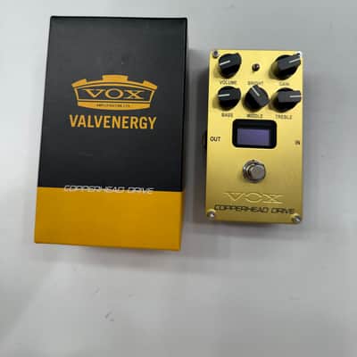 Vox Valvenergy Copperhead Drive Valve Distortion Guitar Effect Pedal + Box image 1