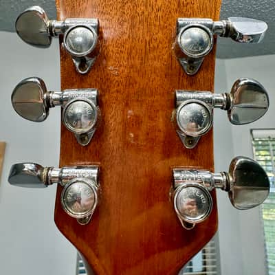 1973 Guild D-44M Solid Maple, Fresh Neck Reset, Bob Colosi Equipped image 15