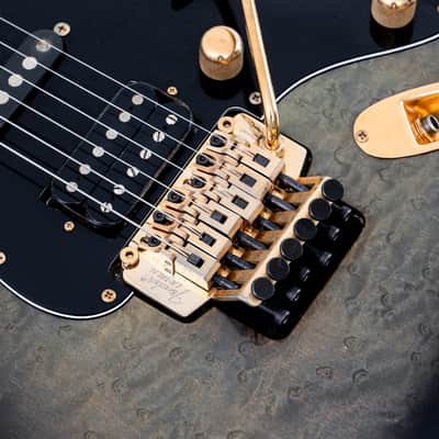 1990 Fender Pro Feel Stratocaster STR-680 SSH Blueberry Sunburst w/ Floyd Rose, Japan MIJ Fujigen image 8