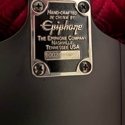 Epiphone Goth Thunderbird IV 2004 - 2020 - Pitch Black image 5