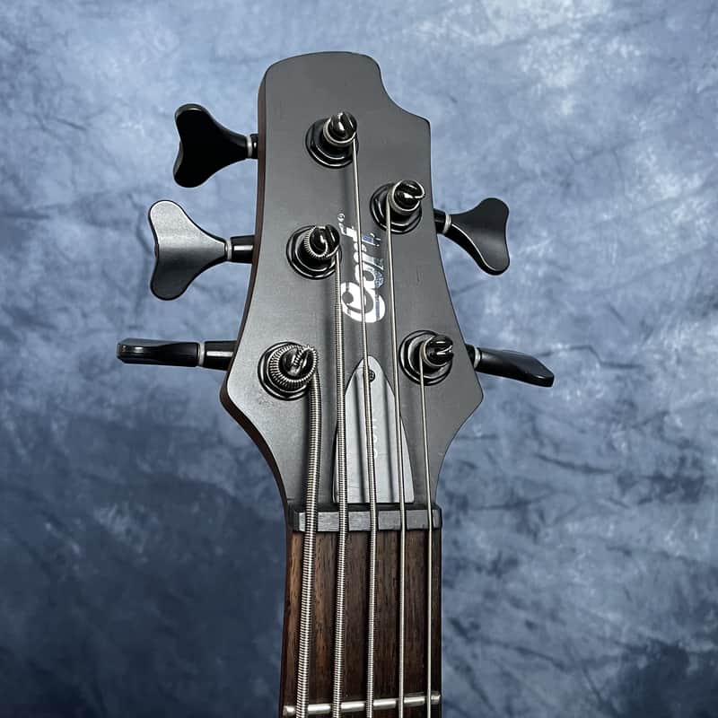 Cort C5H Artisan Series 5 String Active Bass Guitar in Satin Black