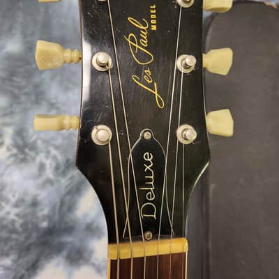 Video Demo Vintage 1973 Gibson Les Paul Deluxe Sunburst Mini Humbuckers Pro Setup New Strings Original Hardshell Case image 10