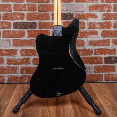 Fender Custom Shop Limited Edition La Cabronita Gato Gordo Jazzmaster Relic Aged Black 2014 w/OHSC image 7