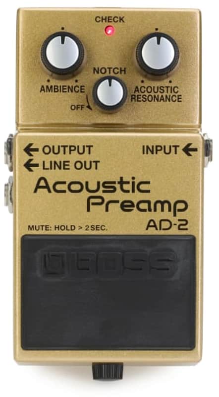 Boss AD-2 Acoustic Preamp Pedal image 1