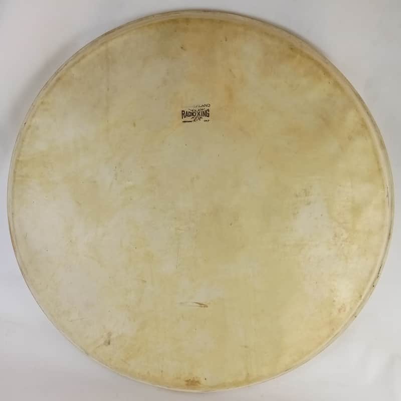 Slingerland 24 1/8"Radio King Bass Drum Calf Skin Head Vintage40 Batter/Resonant image 1