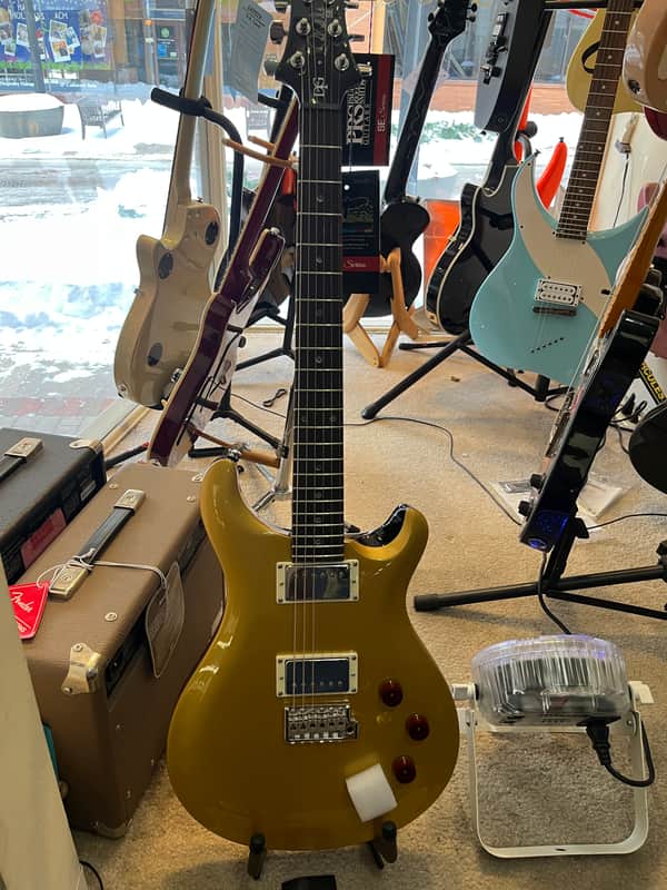 PRS SE DGT David Grissom Tremolo Signature 2023 - Present - Gold Top image 1