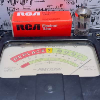 RCA 6201 (GE Made) 12AT7WA 5x Tubes - 1979 NOS Factory Matched Set - Military Spec ECC81 image 15