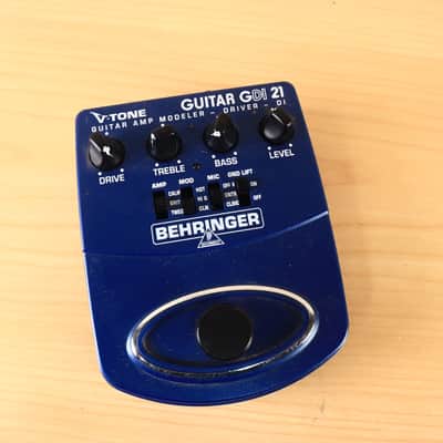 Behringer V-Tone Guitar GDI21 Guitar Amp Modeler and DI Pedal image 7