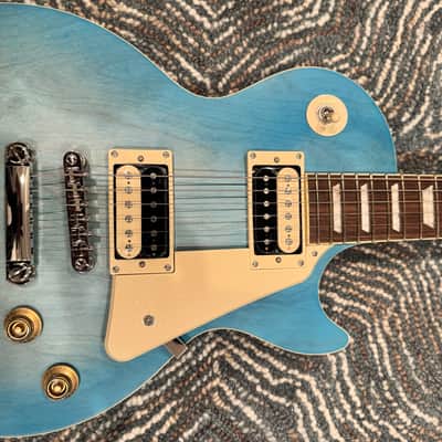 Epiphone Les Paul Traditional Pro IV  - Worn Pacific Blue image 10