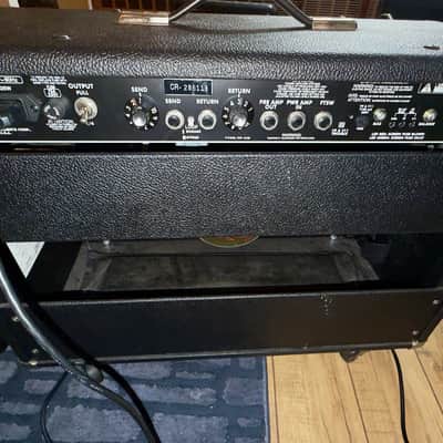Fender Pro Reverb amp 1x12 Jensn Speaker 2002 - Black image 6