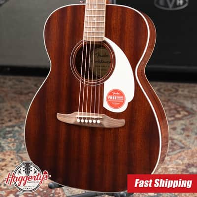 Fender California Standard Monterey E Acoustic/Electric Guitar - Natural Sapele image 1