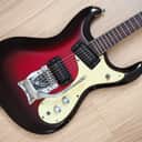 1964 Mosrite Ventures Model Electric Guitar Red Sunburst w/ Vibramute & ohc
