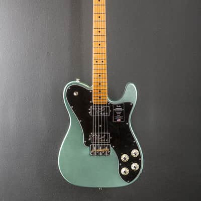 Fender American Professional II Telecaster Deluxe - Mystic Surf Green w/Maple image 3