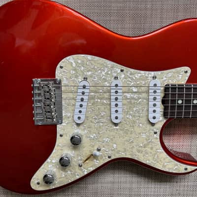 Grosh Guitars Custom T Pickup Configuration S-S-S, Late 90's, early 80's - candy apple rust image 1