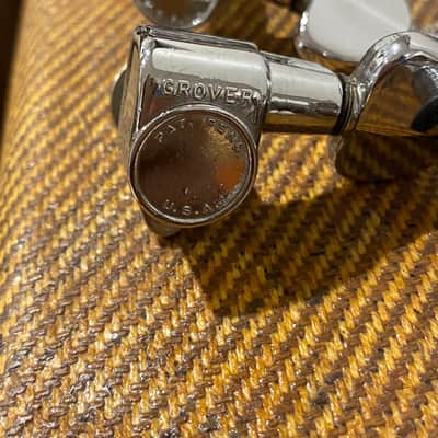 Set of vintage Pat Pend PAF USA Grover Rotomatic 102 1960s Chrome 3+3 w hardware Martin D-18 D-28 image 1