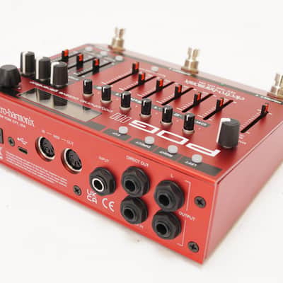Electro-Harmonix POG3 Polyphonic Octave Generator Pedal with Digital Circuit, Buffered Bypass, and 100 Presets (Red) image 4