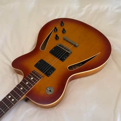 Vintage Defil Jowita Hollow Body Electric Guitar - Made in Europe - Free Pro Setup image 6
