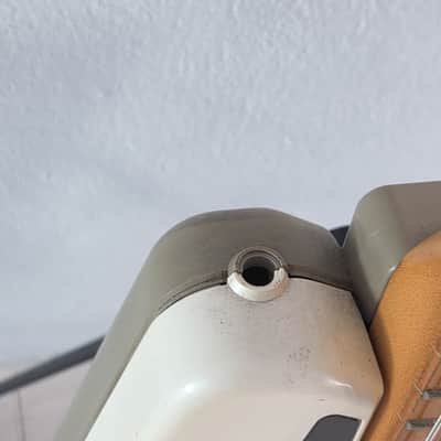 Casio EG-5 Electric Guitar with Onboard Cassette Deck / Amplifier 1980s - White image 6