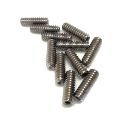 Fender® Standard Séries Bass Bridge Saddle heights adjustments screws 6-32 X 7/1 image 4