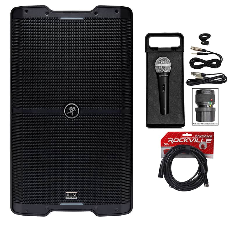 Mackie SRM212 V-Class 12” 2000w Powered PA DJ Speaker w/Bluetooth+Microphone image 1