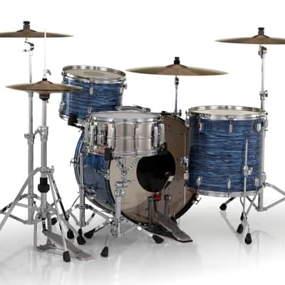Pearl President Deluxe Ocean Ripple 3pc Shell Pack 24x14 13x9 16x16 Drums | Authorized Dealer image 12