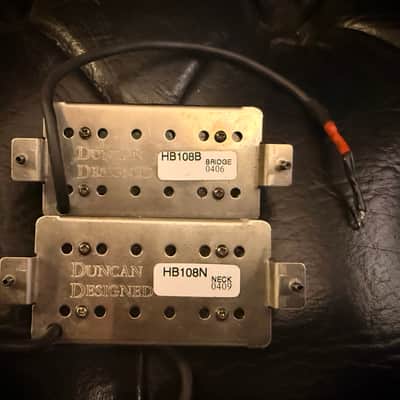 Seymour Duncan Designed HB108 Pickup Set 2000’s - Black image 2
