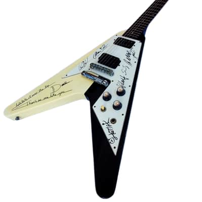 1990 GIBSON RUDOLPH SCHECKNER SIGNATURE FLYING V - SIGNED BY THE SCORPIONS - The David Leach Collect image 4