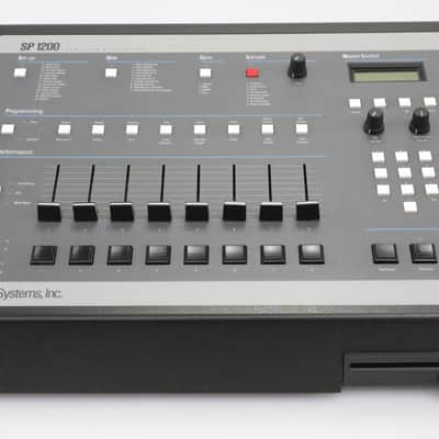 Vintage E-mu SP-1200 Sampling Drum Machine Sampler Black Reissue #42750 image 3