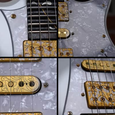 Ibanez Steve Vai PIA3761 Stallion White 2021 w/OHSC image 13