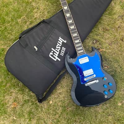 Gibson SG Standard 2016 - Gloss Ebony BareKnuckle Peacmaker Pickups image 1