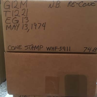 Celestion G12M 25 16ohm 75Hz 1974 No back image 2
