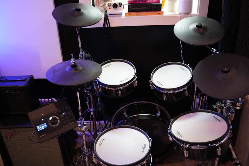 Roland VAD307 Acoustic Design Series Electronic V-Drum Kit 2022 - Present - Black image 1