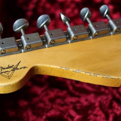 2022 Fender Custom Shop '63 Stratocaster RI Fiesta Red Relic w/Tan G&G Case 7lbs 9oz image 4