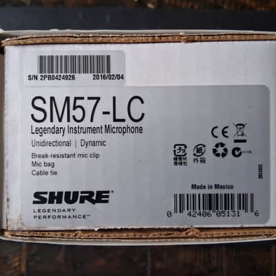 Shure SM57 Cardioid Dynamic Microphone 1984 - Present - Black image 3