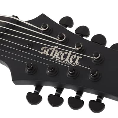 Schecter PT-8 MS Black Ops Satin Black Open Pore image 11