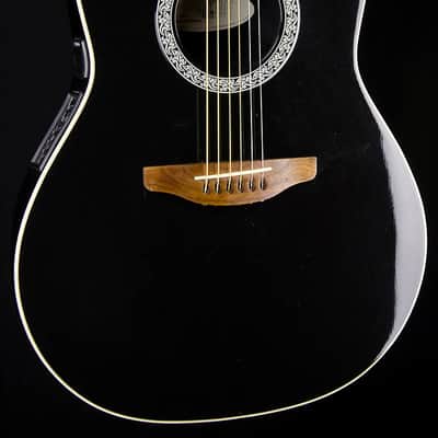 Used Ovation USA 1861 Balladeer Acoustic Electric Guitar, Hardcase, US Made image 5