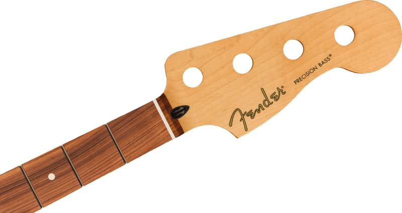 Fender Player Series Precision Bass® Neck, 20 Medium Jumbo Frets, Pau Ferro, 9.5", Modern "C" image 1