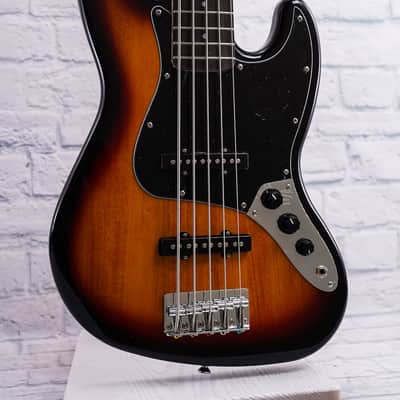 Squier Affinity Jazz Bass V with Laurel Fretboard- 3-Color Sunburst image 1