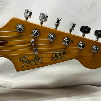 Fender Lead I 1 Doublecut Electric Guitar - Black with Case image 7