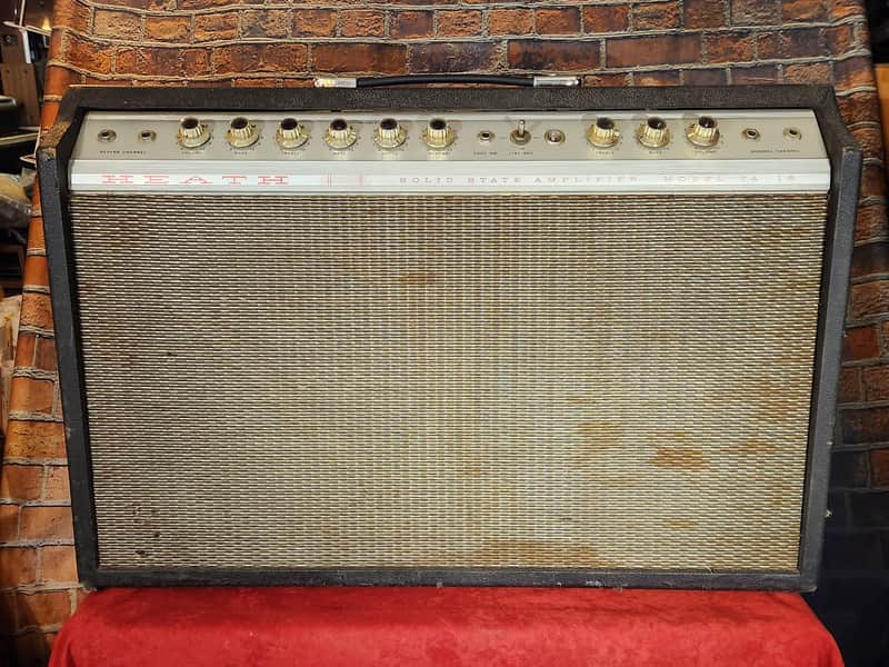 Vintage 1960s Heath TA-16 Solid State Guitar Amplifier image 1