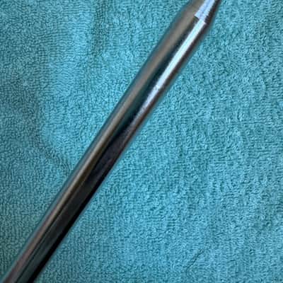 Ludwig One Knurled Gull Wing Left Side Bass drum spur leg 9.5mm - 9”Long 60s - Chrome image 5